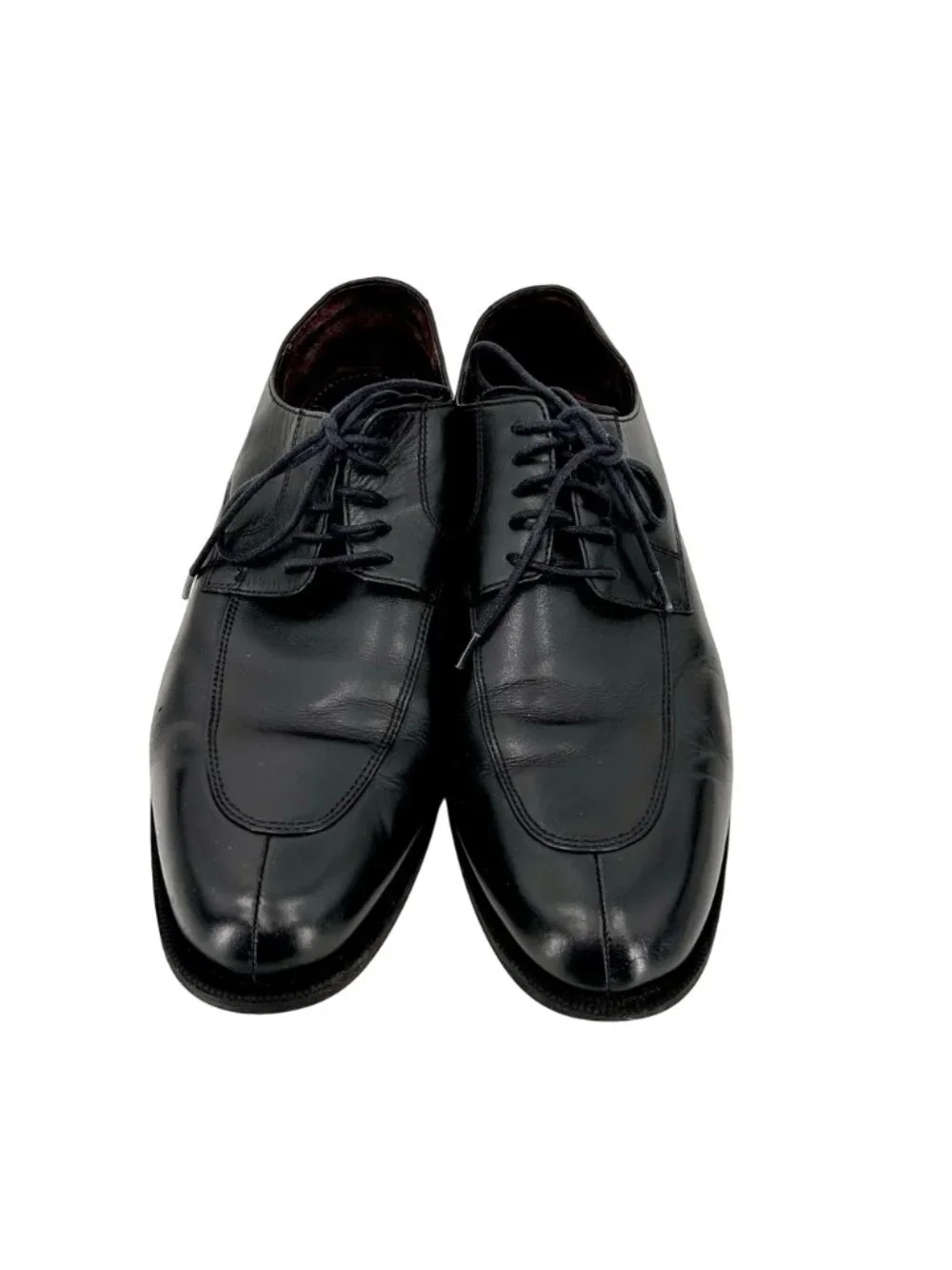 COLE HAAN BLACK TIE LEATHER LOAFER DRESS SHOES - 12M